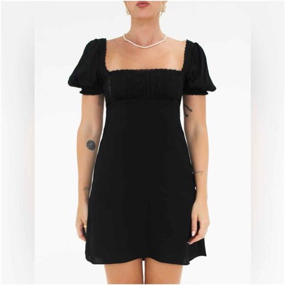 Rumored Napa Valley Mini Little Black Party Night Out Dress Size Small - Picture 3 of 13